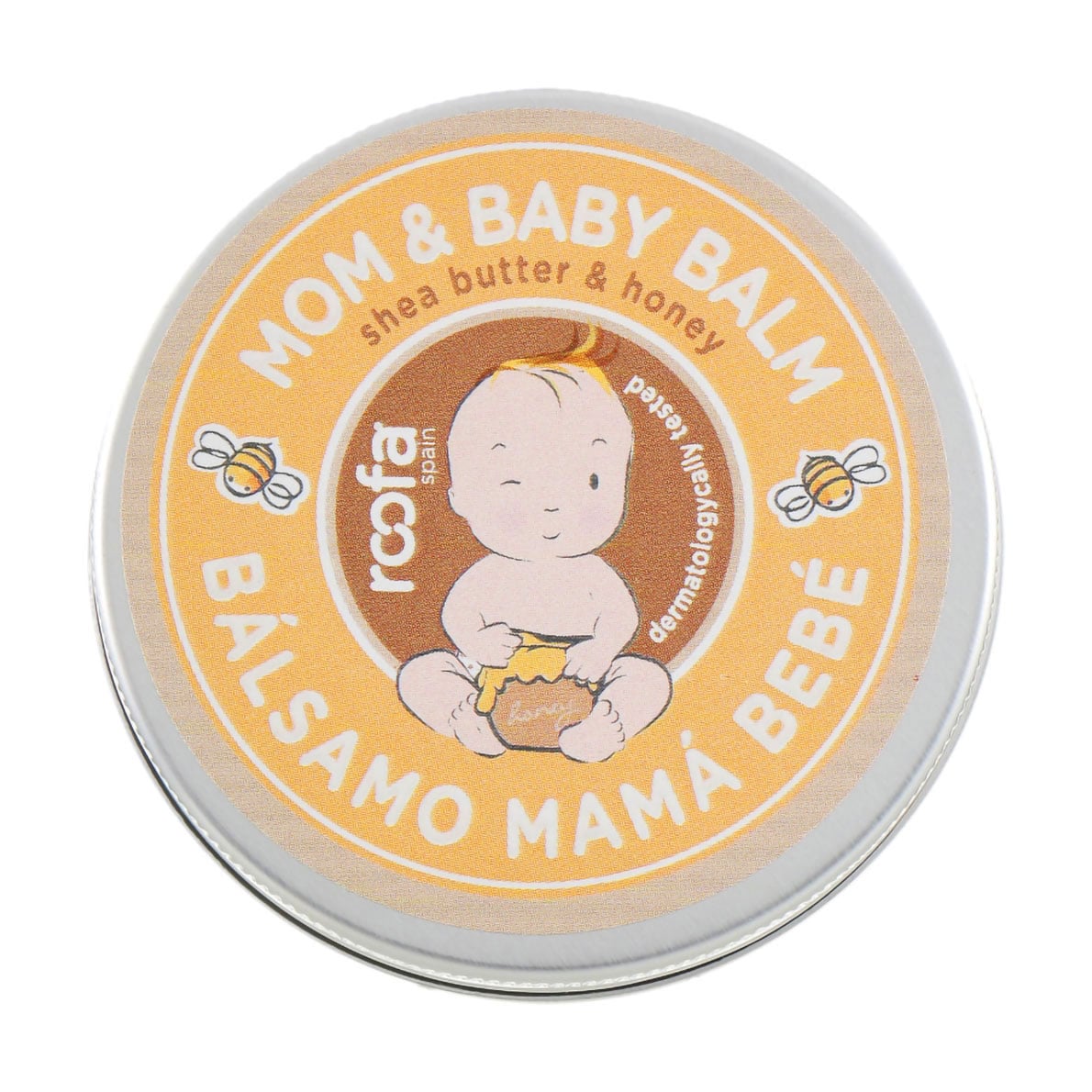 Бальзам для мами та дитини для сухої шкіри тіла Roofa Honey Mom &amp; Baby Balm Shea Butter &amp; Honey, від розтяжок, 50 мл